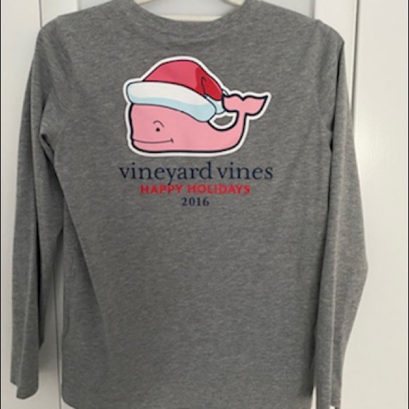 Holiday Vineyard Vines Long Sleeve Tee - Picture 2 of 2